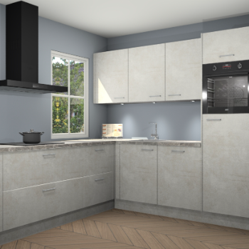 Beton opaal keuken Leeds 85647