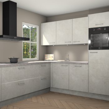 Beton opaal keuken Leeds 85652