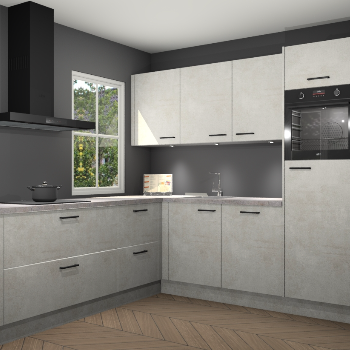Beton opaal keuken Leeds 85655