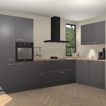 Onyxgrijze keuken Vlaanderen 46980