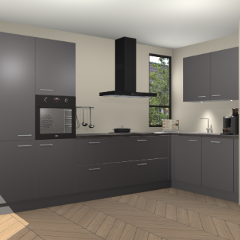 Onyxgrijze keuken Vlaanderen 47029