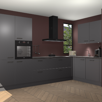 Onyxgrijze keuken Vlaanderen 47031