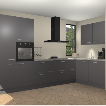 Onyxgrijze keuken Vlaanderen 47067