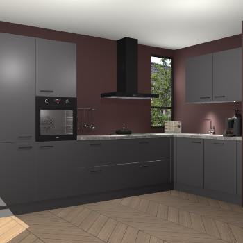 Onyxgrijze keuken Vlaanderen 47069