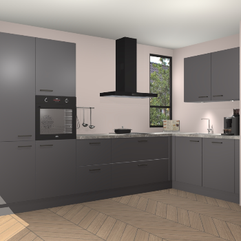 Onyxgrijze keuken Vlaanderen 47070