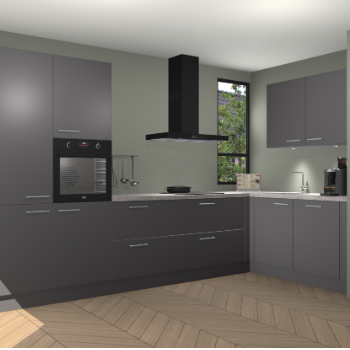Onyxgrijze keuken Vlaanderen 47072
