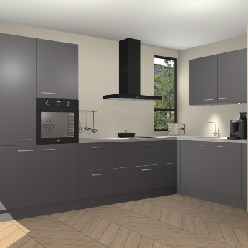 Onyxgrijze keuken Vlaanderen 47073