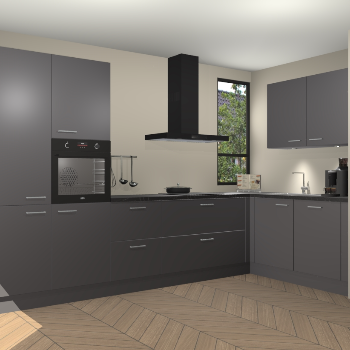 Onyxgrijze keuken Vlaanderen 47091