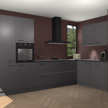 Onyxgrijze keuken Vlaanderen 47093