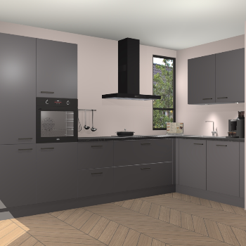 Onyxgrijze keuken Vlaanderen 47094