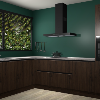 Noten greeploze keuken Rhodos 55818