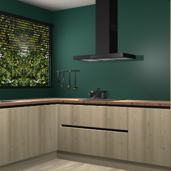 Vuren greeploze keuken Rhodos 55861