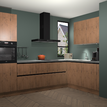 Astoria Eiken greeploze keuken Vlaanderen 47492