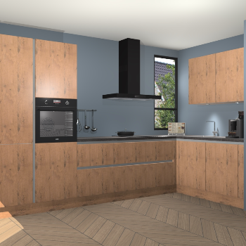 Astoria Eiken greeploze keuken Vlaanderen 47495