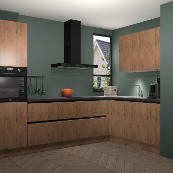 Astoria Eiken greeploze keuken Vlaanderen 47498