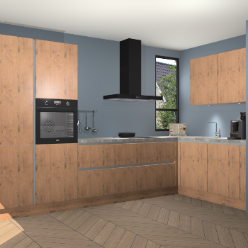 Astoria Eiken greeploze keuken Vlaanderen 47513