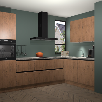 Astoria Eiken greeploze keuken Vlaanderen 47516