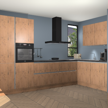 Astoria Eiken greeploze keuken Vlaanderen 47544