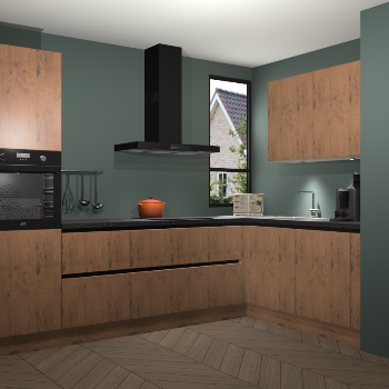 Astoria Eiken greeploze keuken Vlaanderen 47547