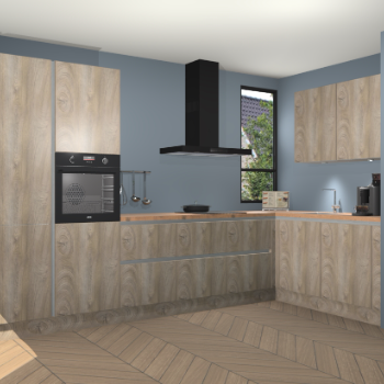 Cantaro Eiken greeploze keuken Vlaanderen 47562