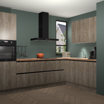 Cantaro Eiken greeploze keuken Vlaanderen 47565