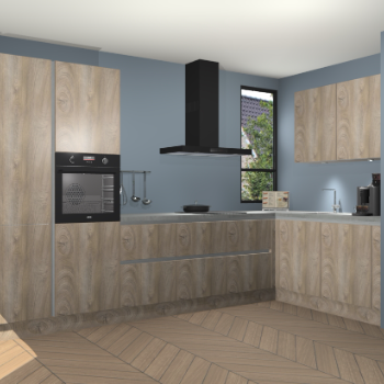 Cantaro Eiken greeploze keuken Vlaanderen 47580