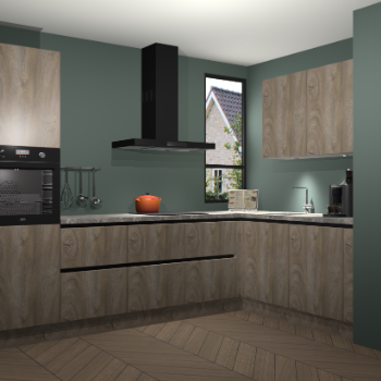 Cantaro Eiken greeploze keuken Vlaanderen 47601