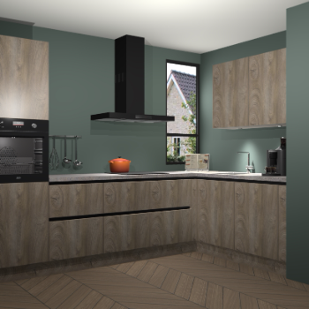 Cantaro Eiken greeploze keuken Vlaanderen 47657