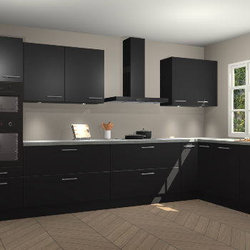 Zwarte keuken Graz 71087