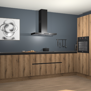 Goud Eiken greeploze keuken Khao Lak 73139