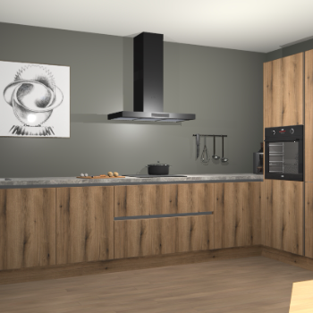 Goud Eiken greeploze keuken Khao Lak 73142