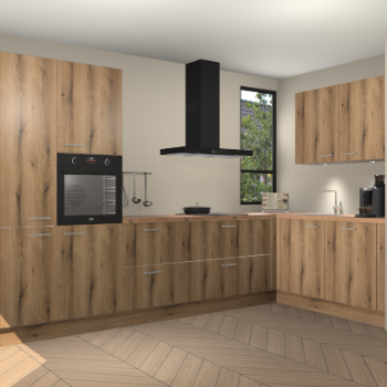 Goud Eiken keuken Vlaanderen 47681