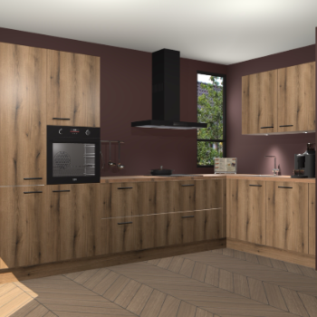 Goud Eiken keuken Vlaanderen 47683