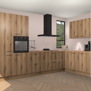Goud Eiken keuken Vlaanderen 47684