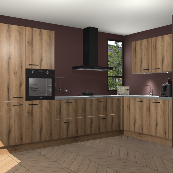 Goud Eiken keuken Vlaanderen 47696