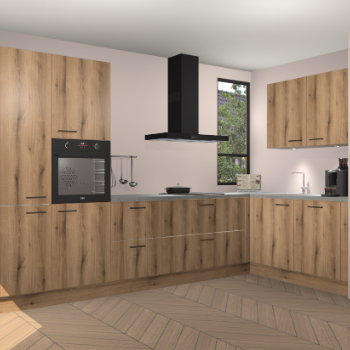 Goud Eiken keuken Vlaanderen 47697