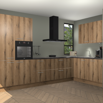 Goud Eiken keuken Vlaanderen 47704