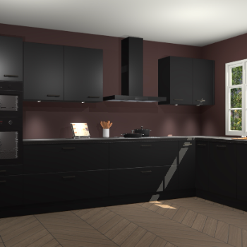 Zwarte keuken Graz 71181