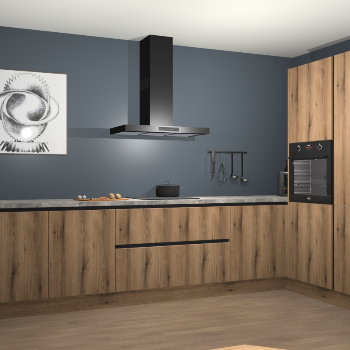 Goud Eiken greeploze keuken Khao Lak 73145