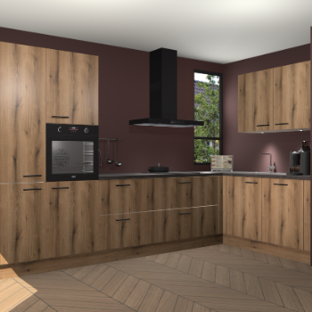 Goud Eiken keuken Vlaanderen 47707