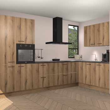 Goud Eiken keuken Vlaanderen 47708