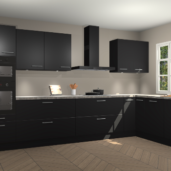 Zwarte keuken Graz 71198