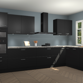 Zwarte keuken Graz 71199