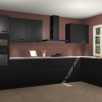 Zwarte keuken Graz 71201