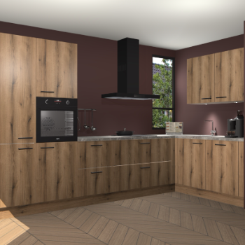 Goud Eiken keuken Vlaanderen 47722