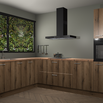 Goud Eiken keuken Rhodos 53889