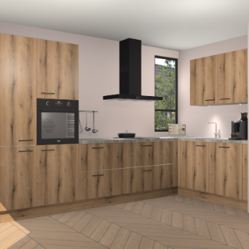 Goud Eiken keuken Vlaanderen 47723