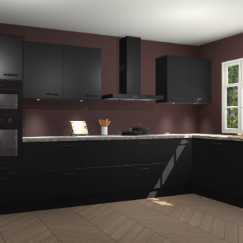 Zwarte keuken Graz 71202