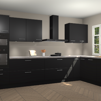 Zwarte keuken Graz 71219