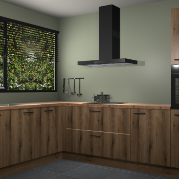 Goud Eiken keuken Rhodos 53893